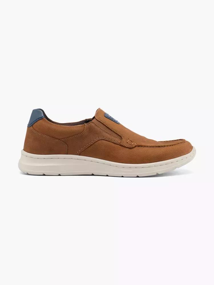 Brown Slip-On Shoes, , large image number 0