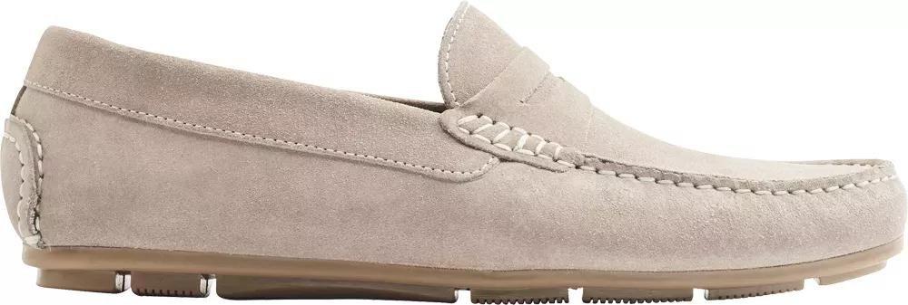 Beige Gommino Suede Loafers, , large image number 2
