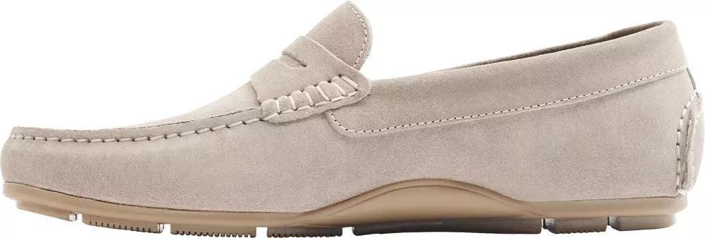 Beige Gommino Suede Loafers, , large image number 3