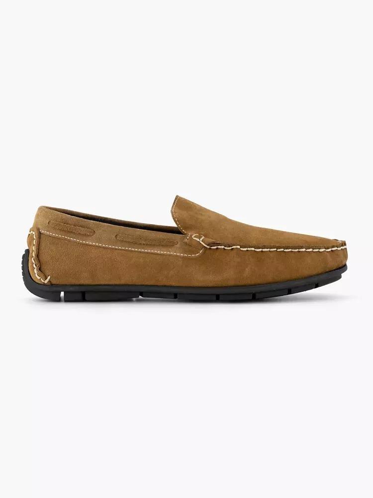 AM SHOE - Cognac Slip-Ons Loafers