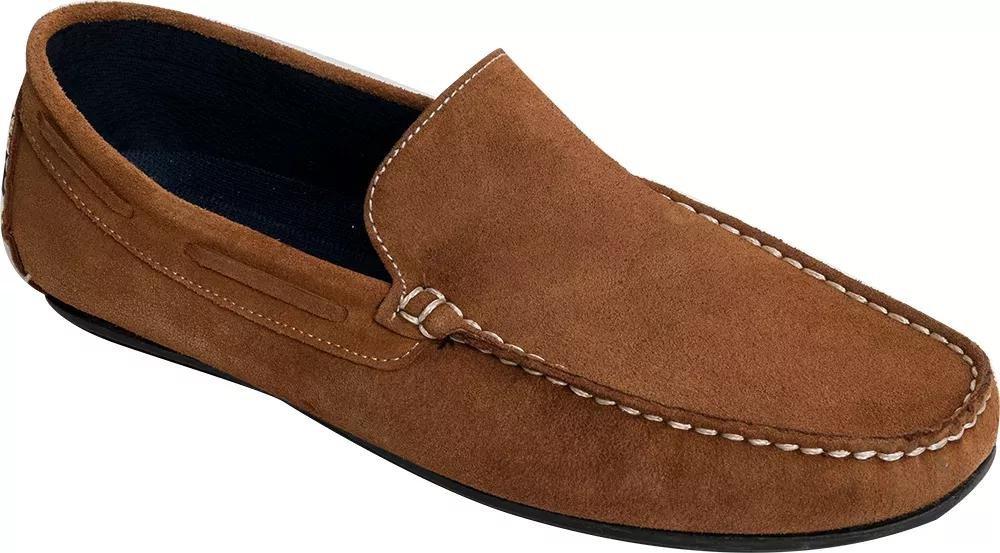 AM SHOE - Cognac Slip-Ons Loafers