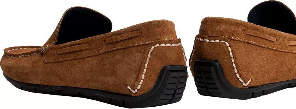 AM SHOE - Cognac Slip-Ons Loafers