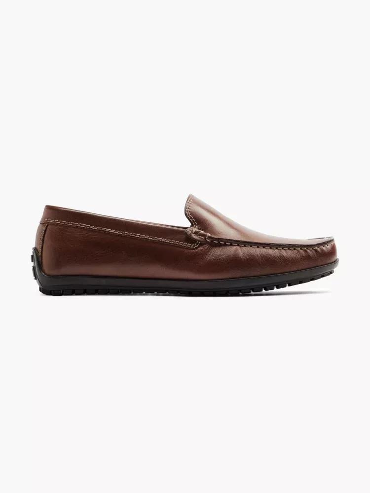 Brown Slip-On Loafers, , large image number 0