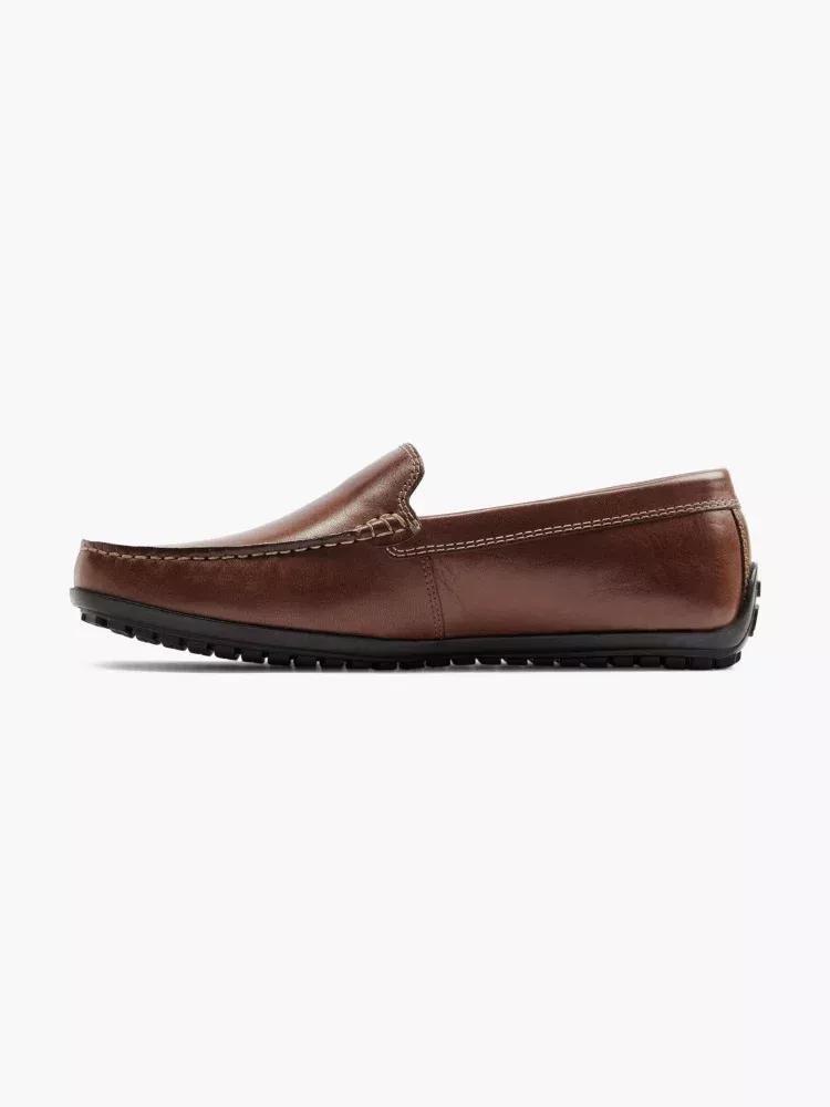 Brown Slip-On Loafers, , large image number 1