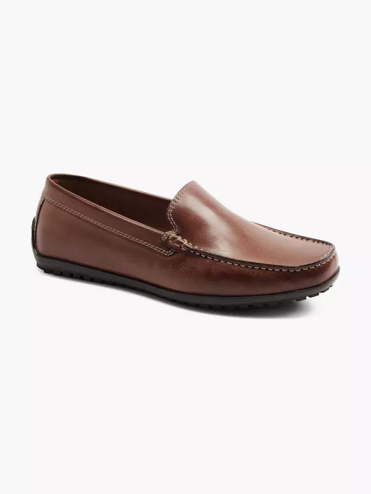 Brown Slip-On Loafers, , large image number 5