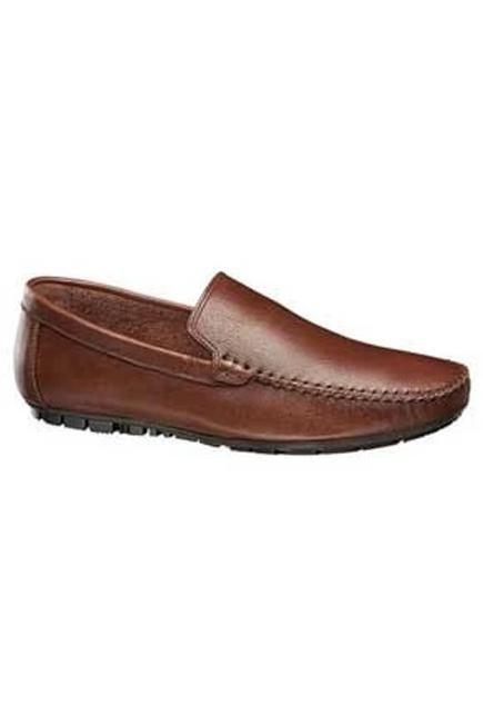 Brown Leather Loafers, Men, , large image number 0