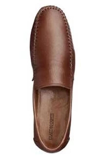 Brown Leather Loafers, Men, , large image number 1