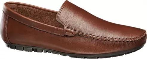 Brown Leather Loafers, Men, , large image number 6