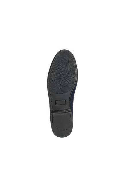 Blue Leather Formal Shoes, Men, , large image number 3