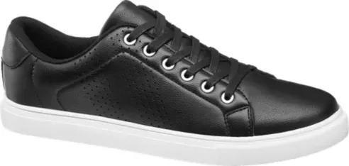 Black Casual Sneakers, , large image number 2