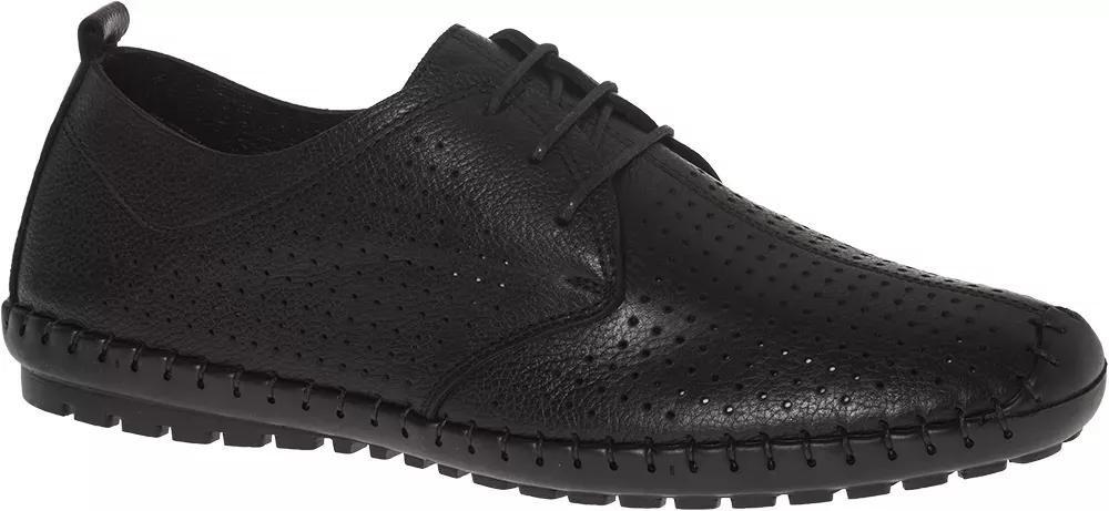 Black Casual Lace-Ups Shoes, , large image number 0