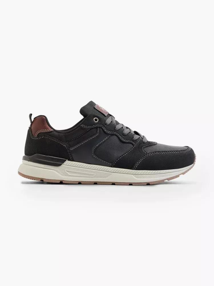 Black Lace-Ups Sneakers, , large image number 0