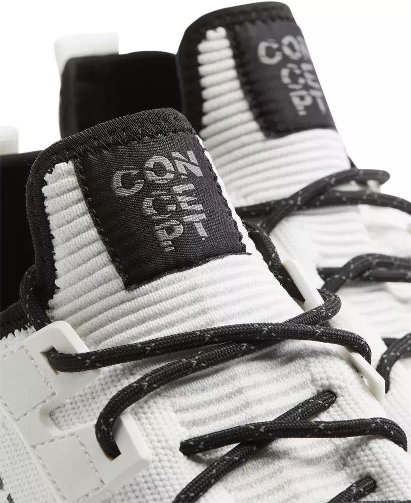 White Lace-Ups Walking Sneakers, , large image number 6