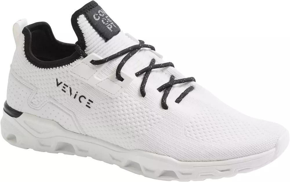 VNCE - White Lace-Ups Walking Sneakers