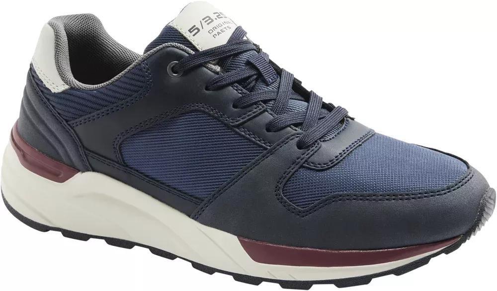 Navy Venice Casual Lace-Ups Shoes, , large image number 1