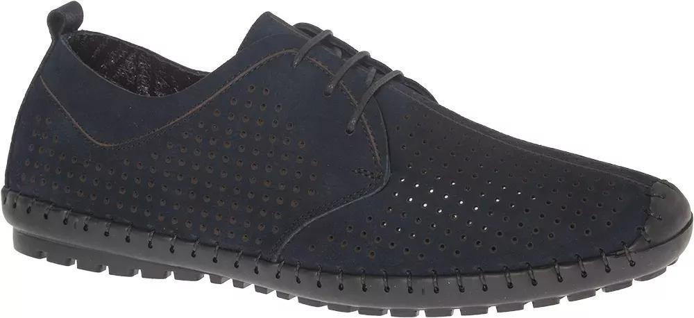 Navy Casual Lace-Ups Shoes, , large image number 0