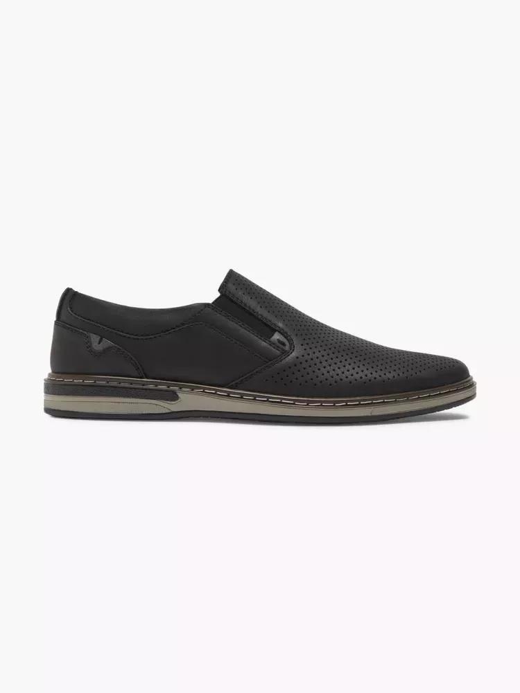 Navy Formal Slip-Ons Shoes, , large image number 0