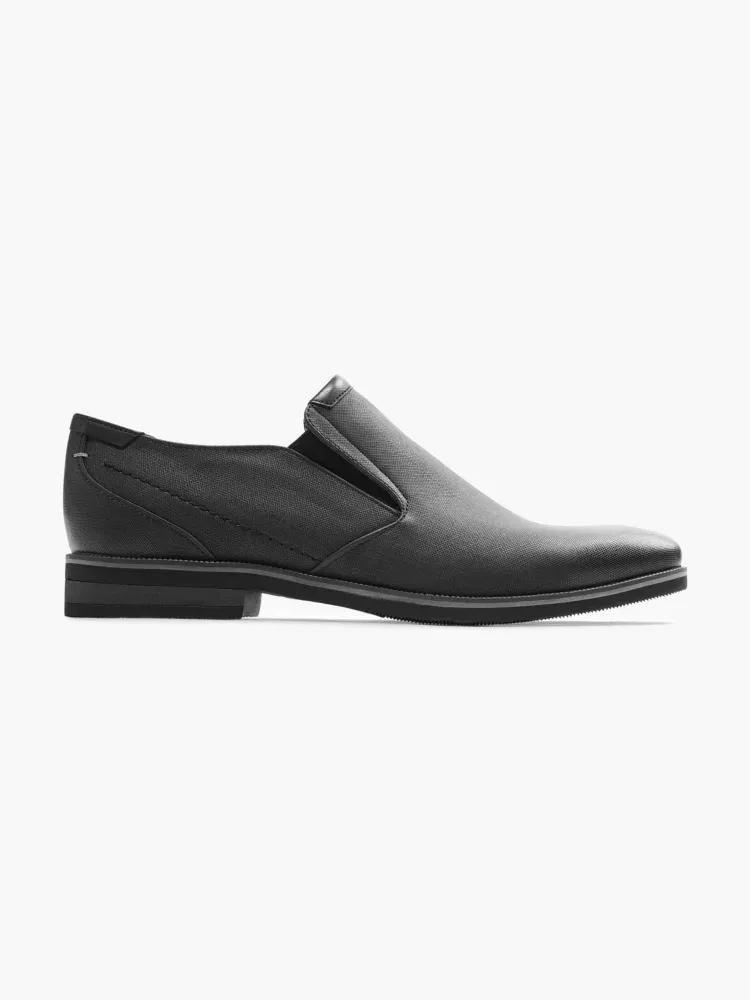 Black Formal Walking Slip-Ons Shoes, , large image number 0