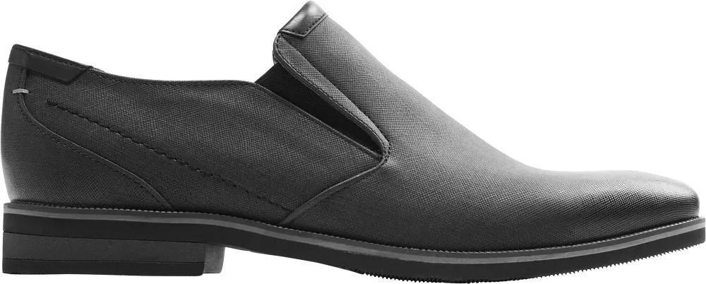 Black Formal Walking Slip-Ons Shoes, , large image number 2