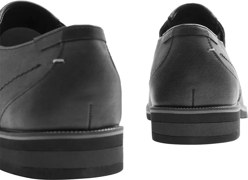 Black Formal Walking Slip-Ons Shoes, , large image number 5