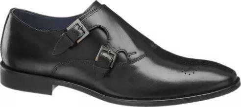 AM SHOE Formal Slip-Ons Black Leather, , large image number 2
