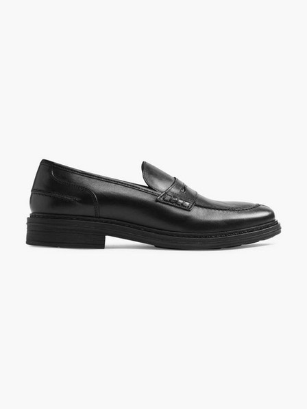 AM SHOE - Black Formal Slip-Ons Shoes