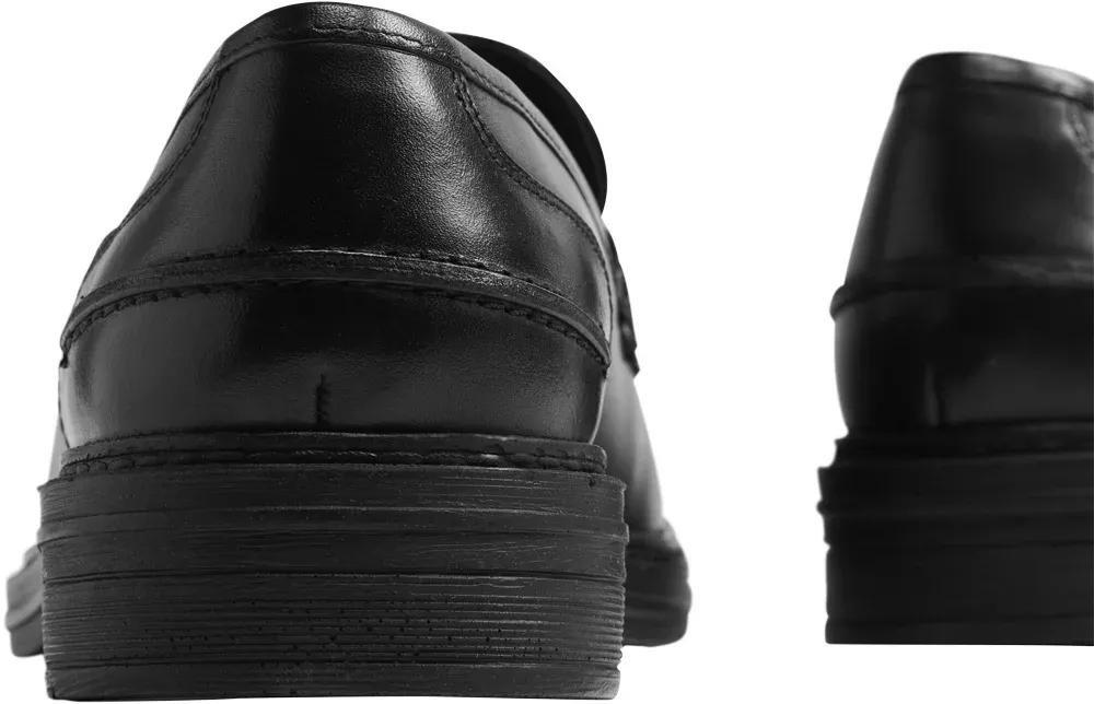 Black Formal Slip-Ons Shoes, , large image number 5