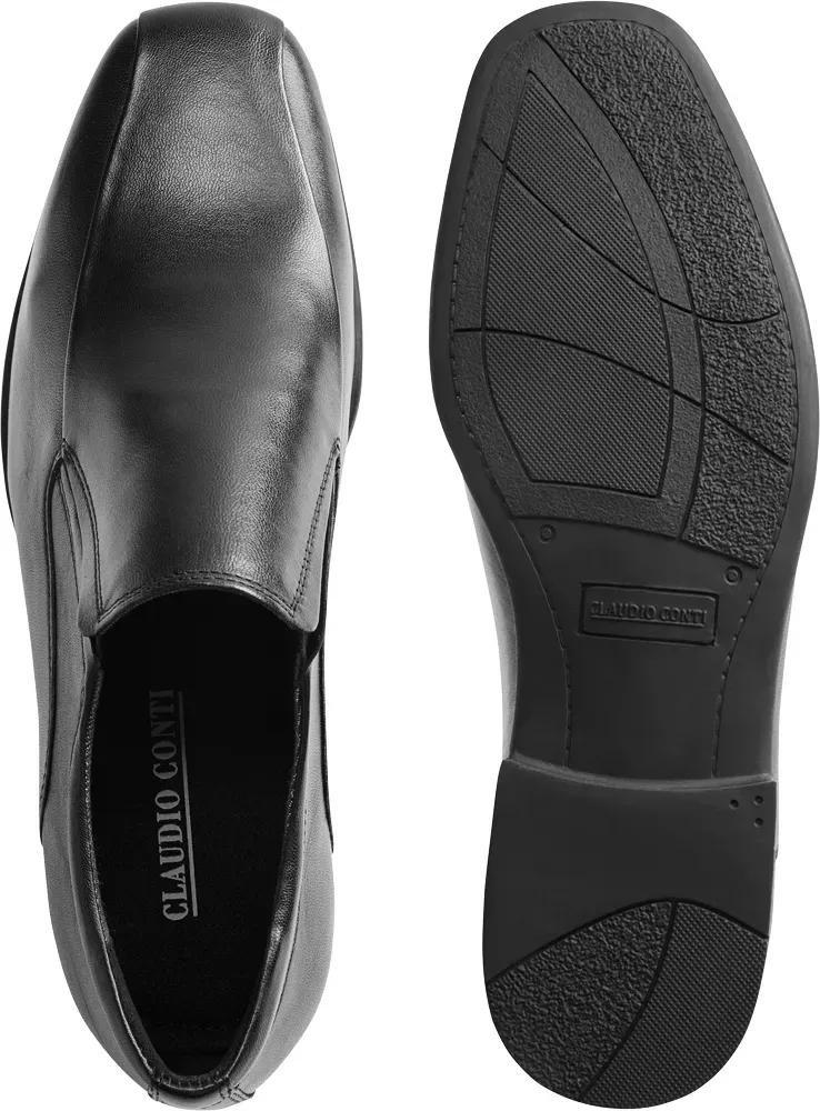 Black Leather Formal Shoes, , large image number 4