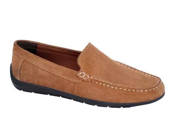 Brown Leather Loafer, , large image number 0