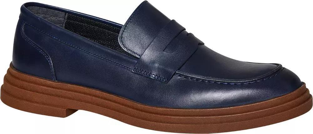 Navy Formal Leather Shoes, , large image number 0