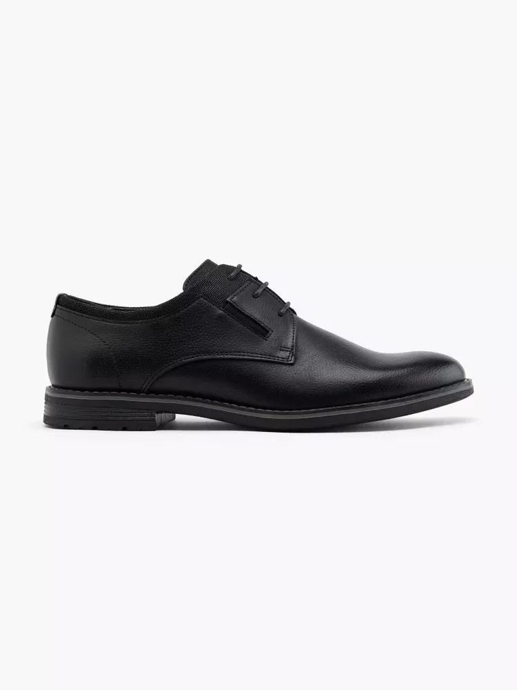 Black Laced Formal Shoes, , large image number 0