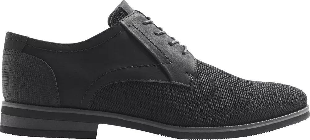 Black Elegant Lace-Up Shoes, , large image number 2