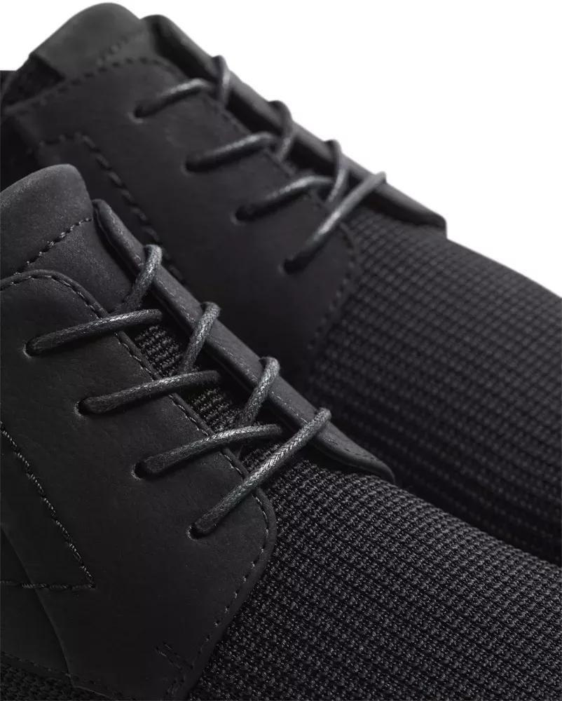 Black Elegant Lace-Up Shoes, , large image number 6