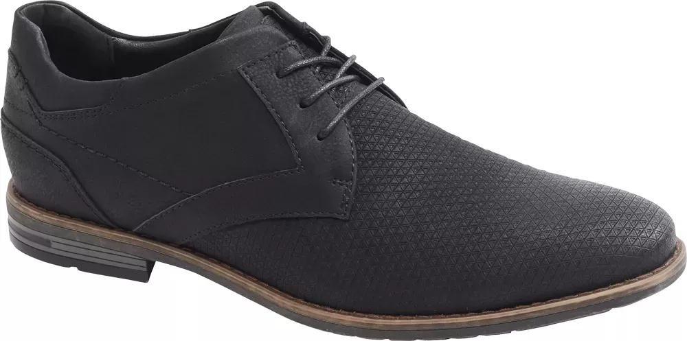 Black Elegant Lace-Up Shoes, , large image number 1