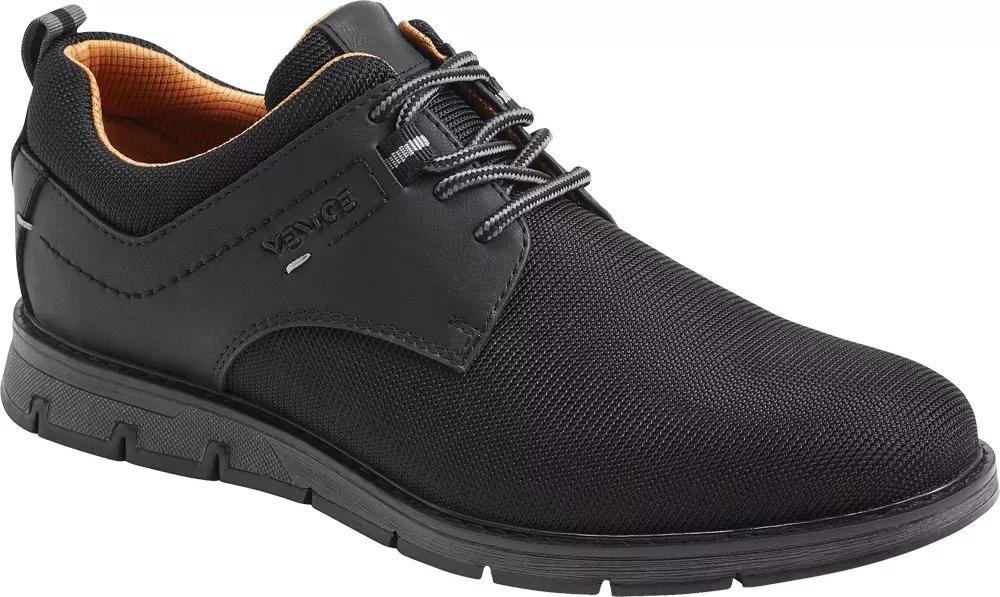 Black Venice Formal Lace-Ups Shoes, , large image number 1