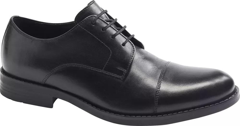 Black Leather Formal Lace-Ups Shoes, , large image number 1