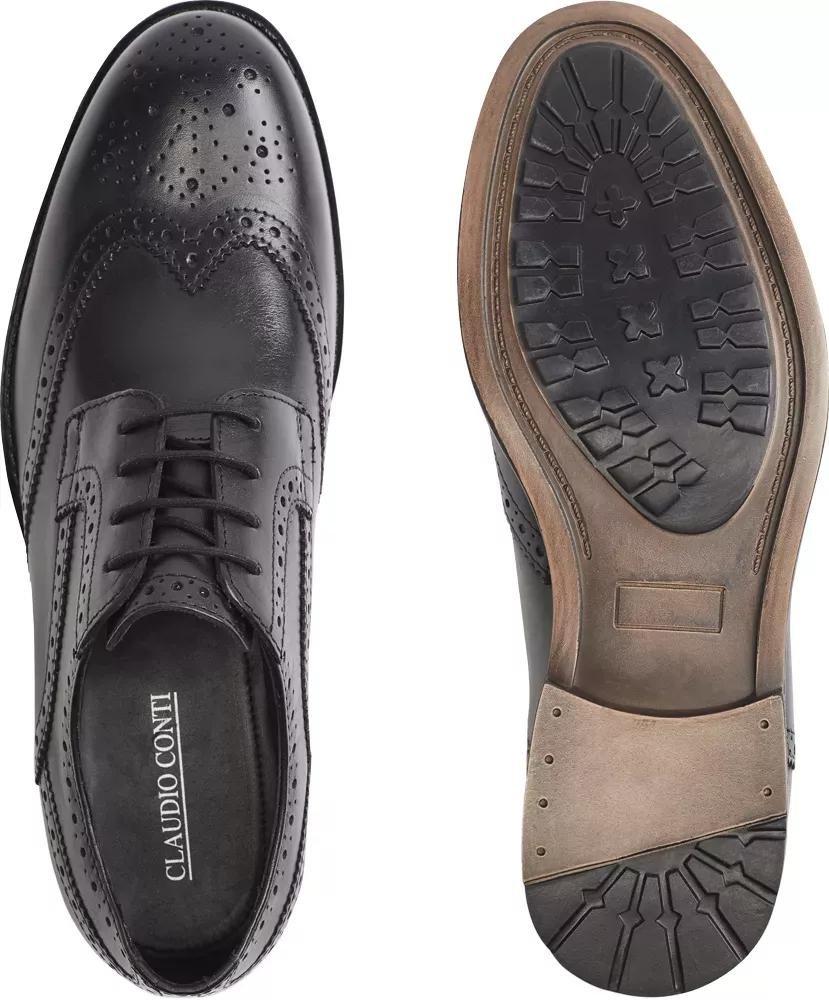 Black Leather Shoes, , large image number 2
