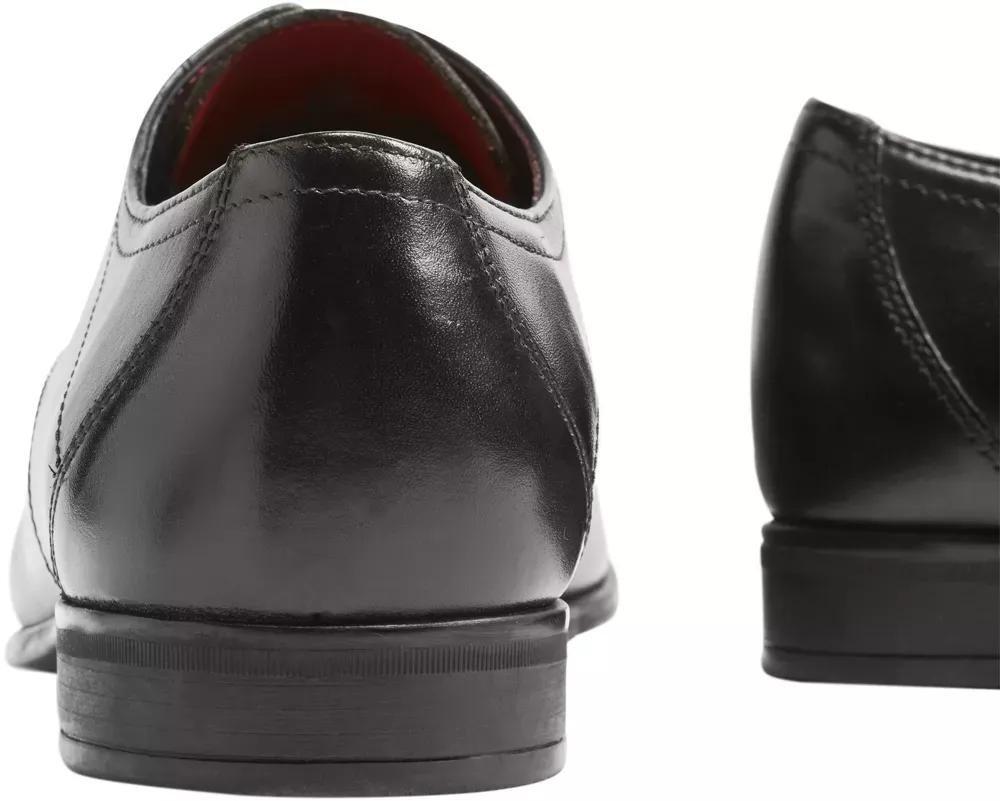Black Business Lace-Ups Shoes, Men, , large image number 5