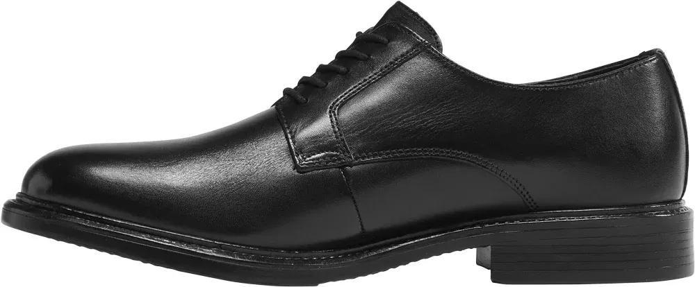 Black Leather Formal Lace-Ups Derby Shoes, , large image number 2