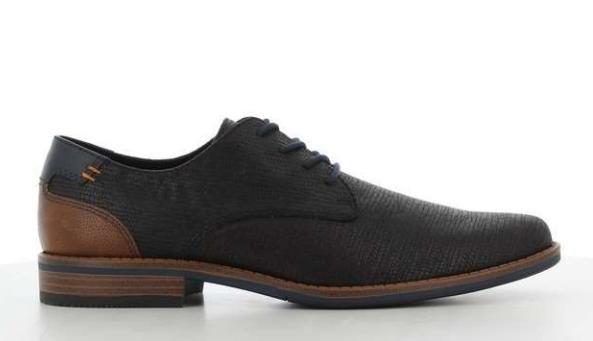 Black Two-Tone Formal Derby, , medium