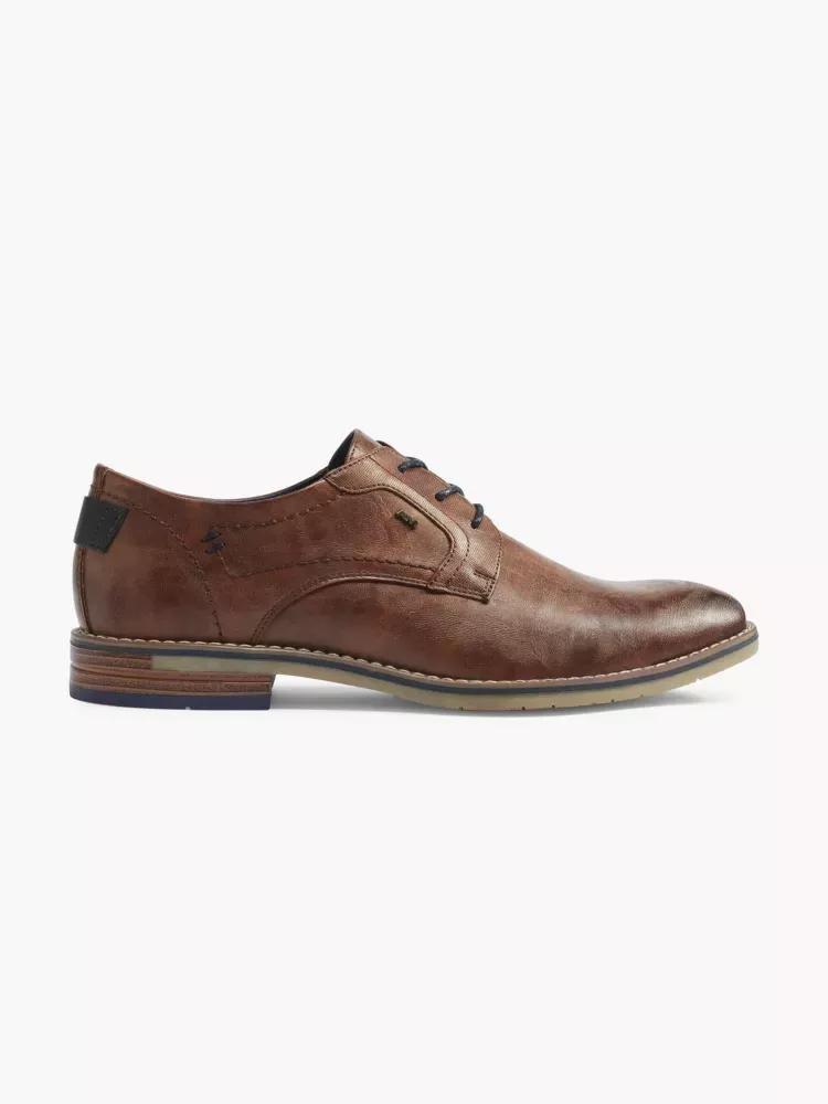 AM SHOE - Brown Business Lace-Up Shoes