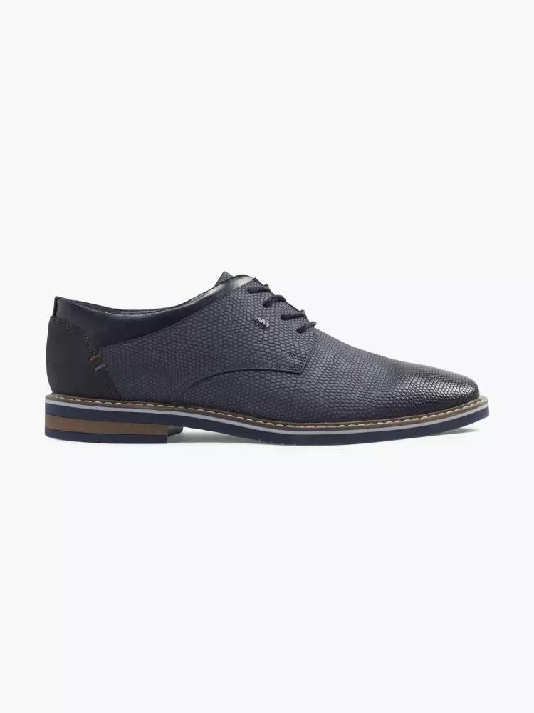 Navy Formal Lace-Ups Shoes, , large image number 0