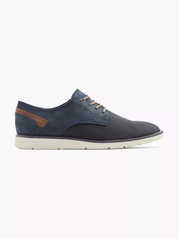 Navy Formal Lace-Ups Sneakers, , large image number 0