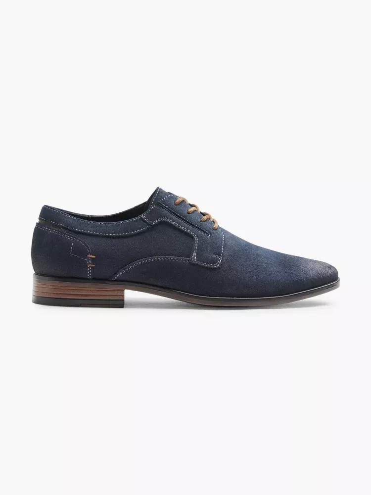 Navy Formal Lace-Ups Shoes, , large image number 0