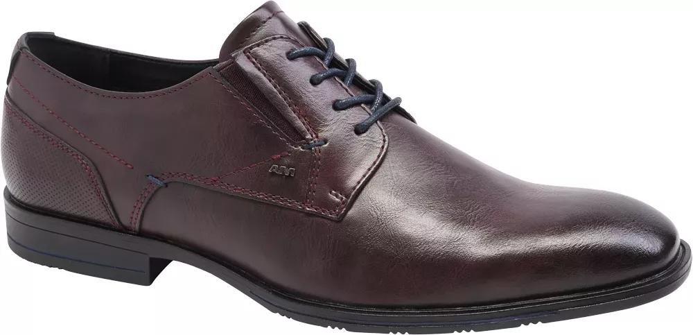 Burgundy Brogue Lace-Ups Shoes, , large image number 1