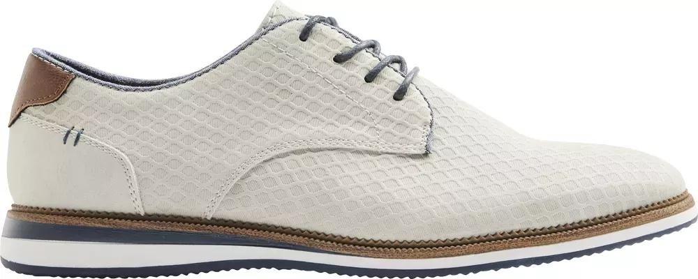 White Leather Formal Derby Shoes, , large image number 2