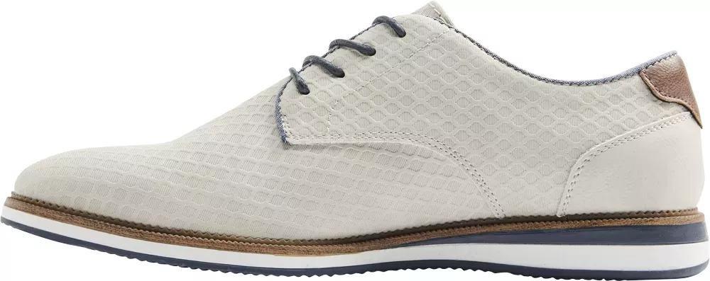 White Leather Formal Derby Shoes, , large image number 3