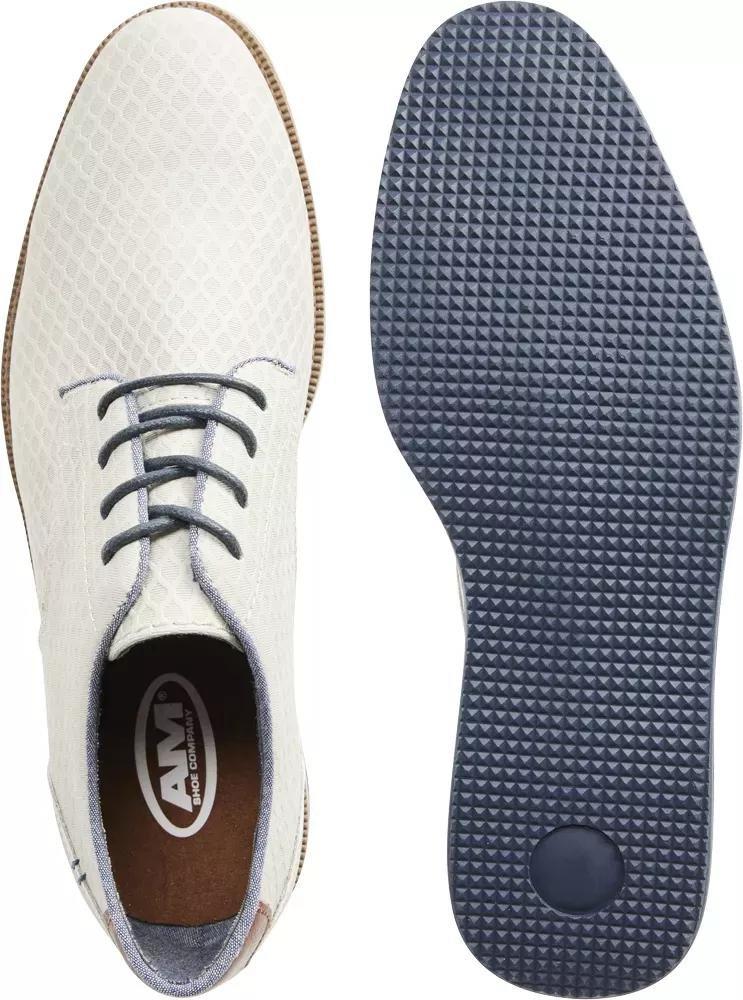 White Leather Formal Derby Shoes, , large image number 4