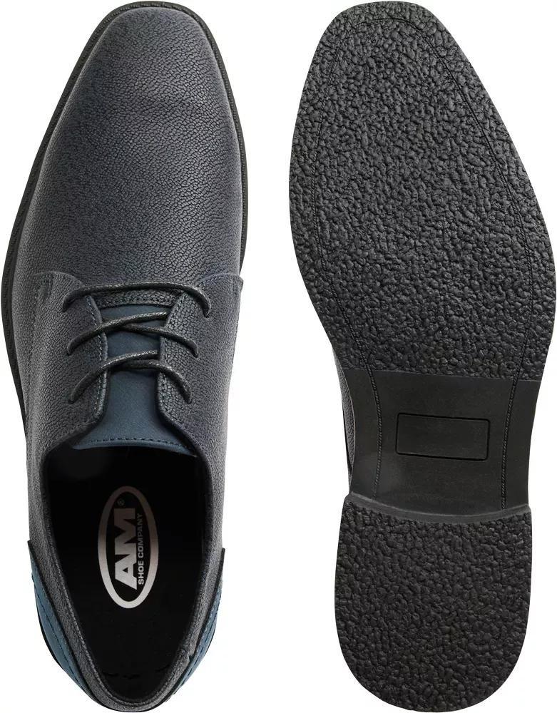Grey Suede Formal Brogue Shoes, , large image number 4