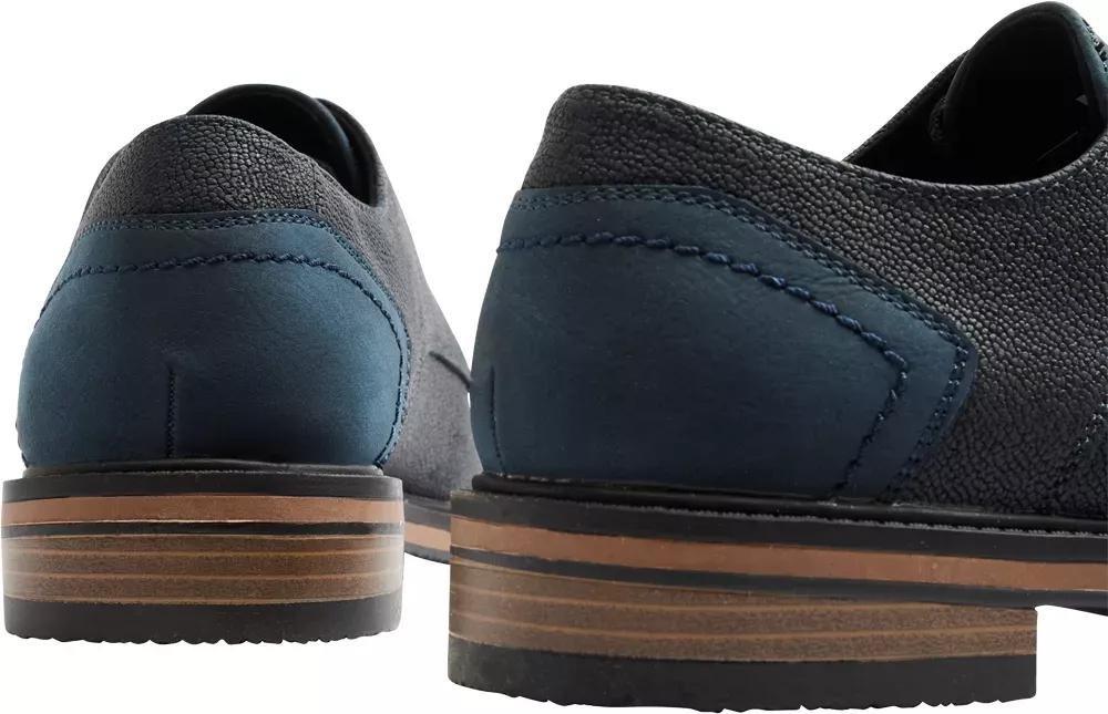 Grey Suede Formal Brogue Shoes, , large image number 5